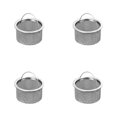 thumbnail image 1 of FXMLRLK 4 Pack Kitchen Sink Drain Strainer, Fine Mesh,Sink with Handle Food Collection Filter,Stainless Steel Accessories,3 Inch Mesh Sink Strainer, 1 of 7