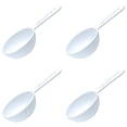 thumbnail image 1 of FXMLRLK 4 Pack Tablespoon Coffee Scoops Plastic Measuring for Fruit Powder Seed Spices(White), 1 of 9