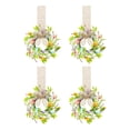 thumbnail image 1 of FXMLRLK 4Pcs Easter Kitchen Cabinet Wreath for Kitchen with Bows Spring Artificial Easter Egg Small Window Wreath for Window Door Farmhouse Easter Party Decorations, 1 of 7