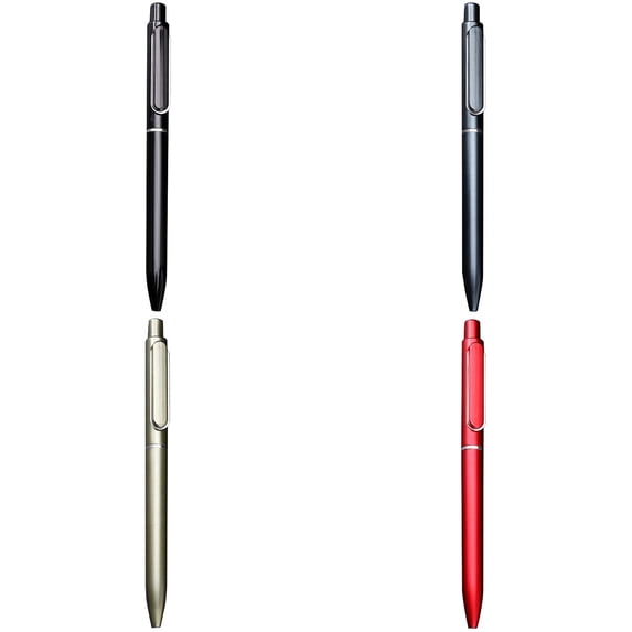 FXMLRLK 4Pcs Retractable Pens, 0.5mm Gel Pens Black Ink Rollerball Pen Medium Point Smooth Writing Quick Dry for Office Supplies Home Journaling Note Taking Business Meeting,4 Colors