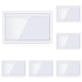 thumbnail image 1 of FXMLRLK 6 Pack Clear 4" x 6" Index Card Pocket with Top Open Self-adhesive Index Card Holders Clear Plastic Labels Holders for Storage Bins, Organizing, 1 of 3