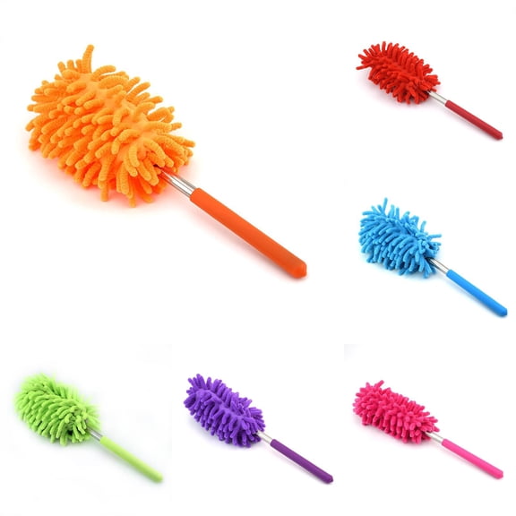 FXMLRLK 8Pcs Microfiber Extendable Hand Dusters Washable Dusting Brush with Telescoping Pole for Home Cleaning Car, Computer, Air Conditioning and Else