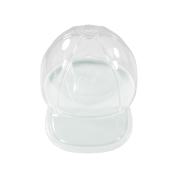 FXMLRLK Clear Baseball Cap Gift Box Hat Baseball Shaped Box Party Favor Cardstock Cardboard for Candy Snack Goody Father Day(White)