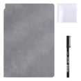 thumbnail image 1 of FXMLRLK Portable A5 Dry Erase Notebook with Wipeable Pen&Rag , 9.5x6.6 Inch Reusable Dry Erase Notebook Erasable Notebook Whiteboard Notebook for Business Home Office(Gray), 1 of 8