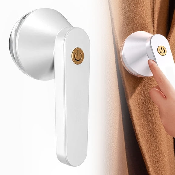 FXMLRLK Sweater Pill Remover Fabric Shaver USB Rechargeable Electric Lint Remover with Brush for Clothes 6 Leaf Blades Battery Operated Sweater Shaver for Lint Balls Furniture Couch Blanket, White