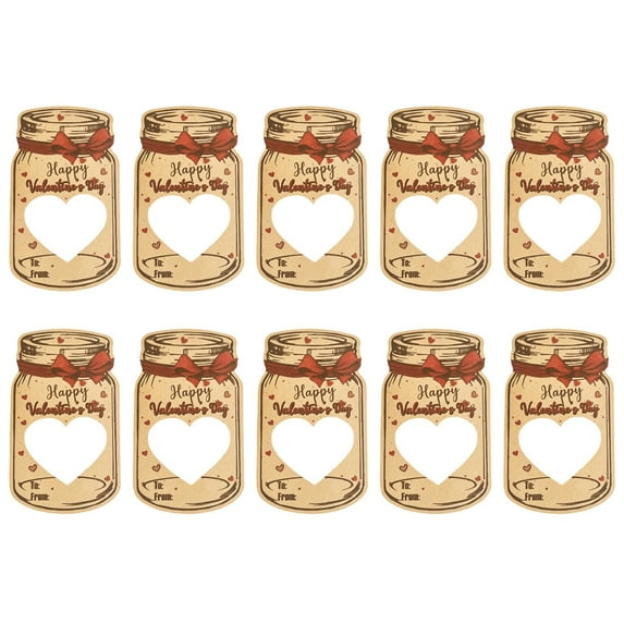 FXMLRLK Valentine's Day Cards - 10 Pack Happy Valentines Day Cards - Funny Valentine Gifts for Classroom- Valentines day cards for Exchange Party Favors(Candy Not Included)