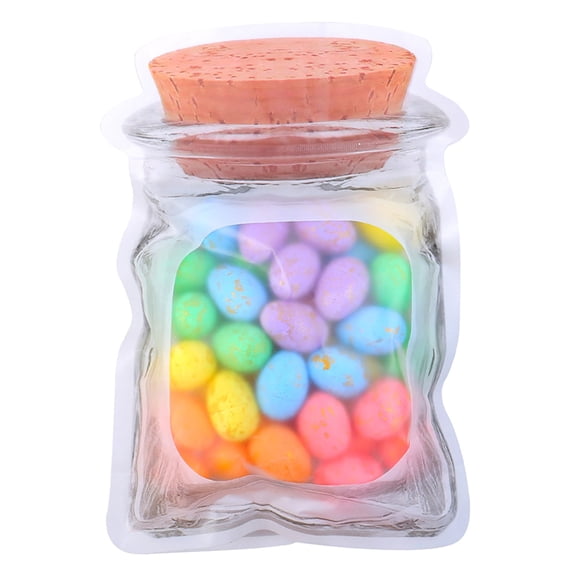 FXMLRLK40 Pcs Decorative Easter Eggs Easter with Jar Bag, Mini Eggs Pastel Easter Eggs Foam Speckled Eggs Easter Bird Eggs for Basket Fillers Spring Party Favors Home Centerpiece Decor(Colorful-1)