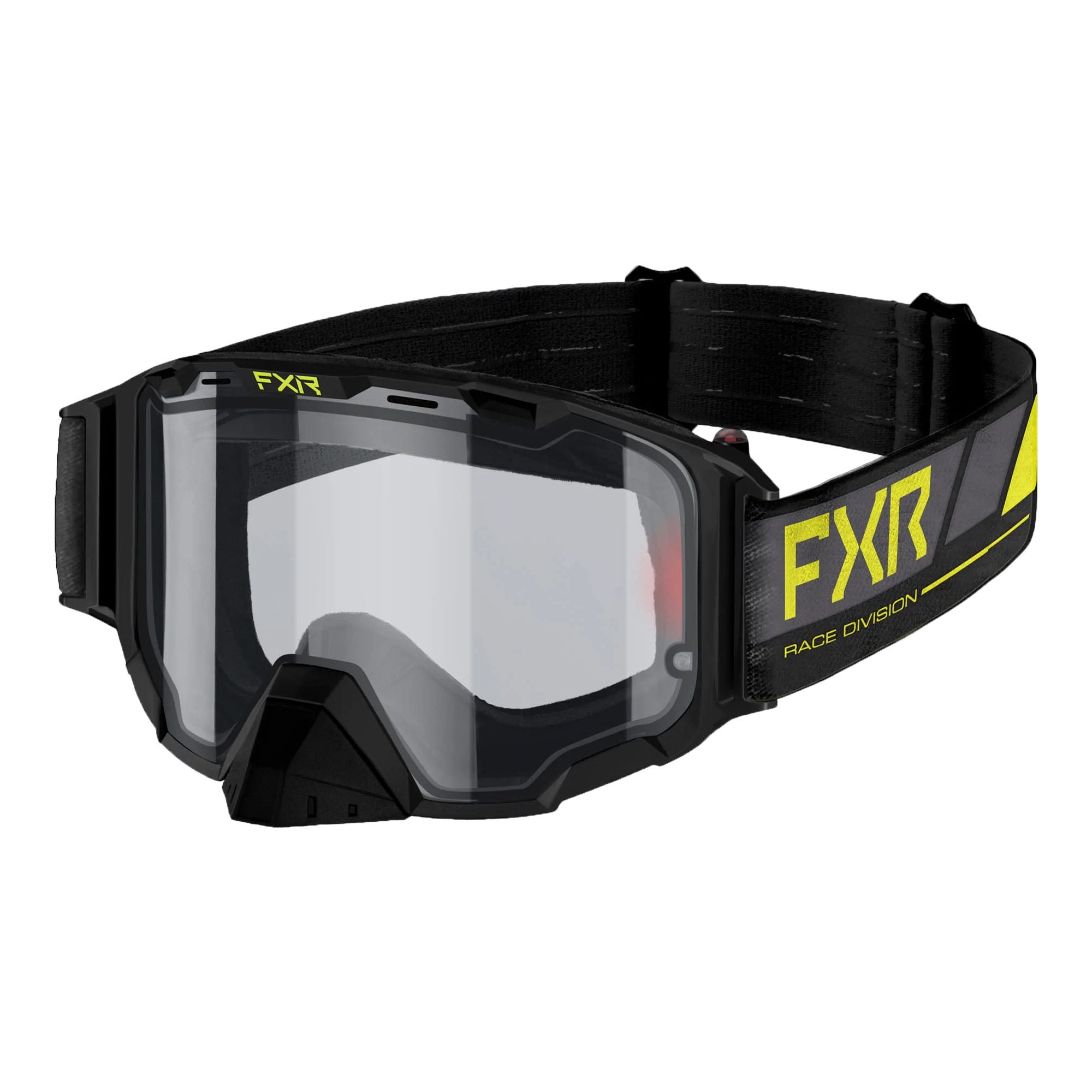 FXR 223114651000 Maverick Electric Snow Goggle Heated Anti Fog Scratch Lens HiVis Black