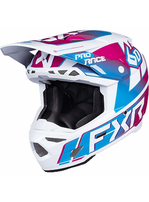 6D ATR-3Y Race Div Helmet Blue / Razz / White Large (2025)