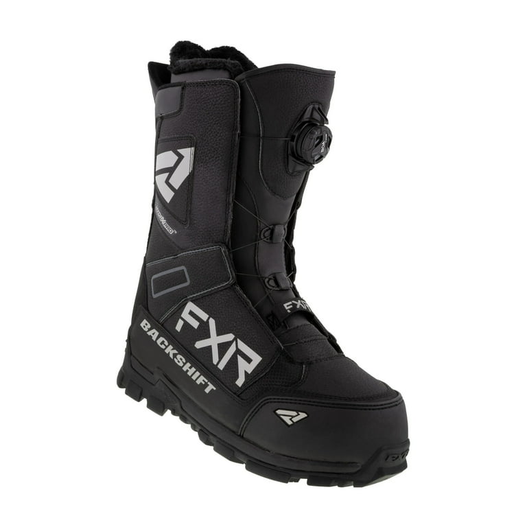 FXR Backshift BOA Snowmobile Boots Insulated Waterproof Comfort Warm Black 11 210703 1000 45 Walmart