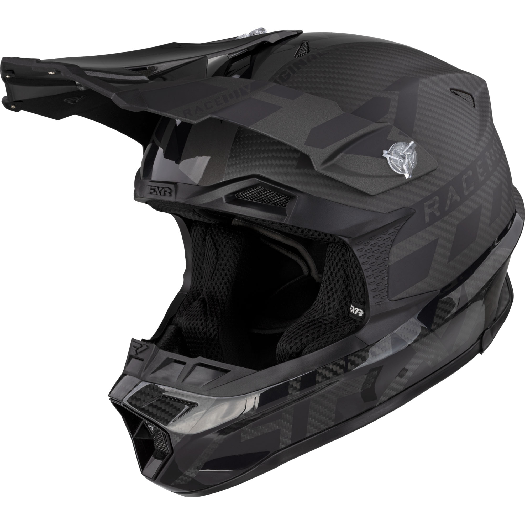 FXR Blade Carbon Helmet Ultra Lightweight DRing Breath Box Ready Black