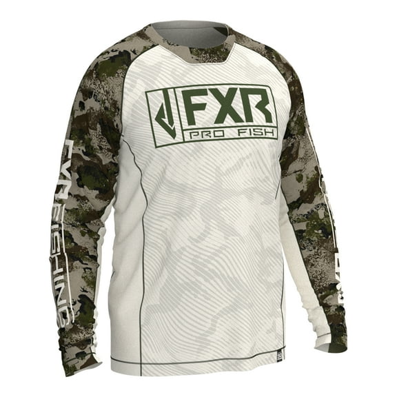 FXR Derby UPF Longsleeve Bone-Camo XL