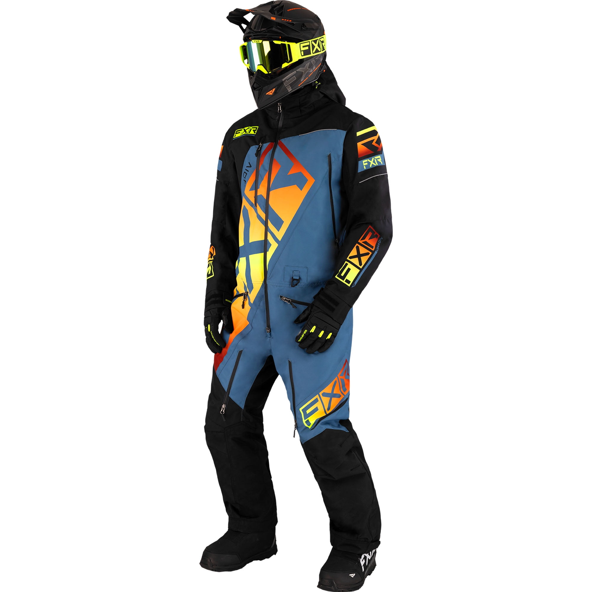 FXR Mens CX F.A.S.T. Insulated Snowmobile Monosuit Black FXR Mens CX F.A.S.T. Insulated Snowmobile Monosuit Black