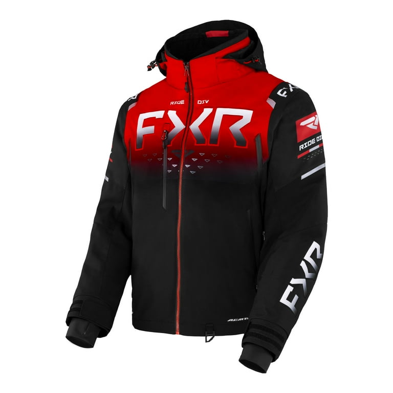 FXR Mens Helium X 2 in 1 Snowmobile Jacket HydrX Pro Shell Dry  