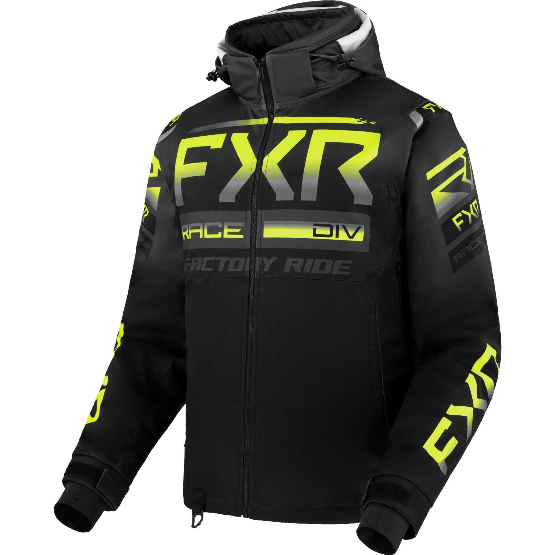 FXR Mens RRX Snowmobile Jacket Winter Waterproof Thermal Flex Black Canvas Medium 230035 1015 10 Walmart