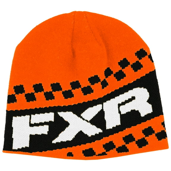 FXR Team Beanie Soft Acrylic Knit Hat Warm Winter Classic Skull Fit Offroad Cap - Black 211647-1030-00