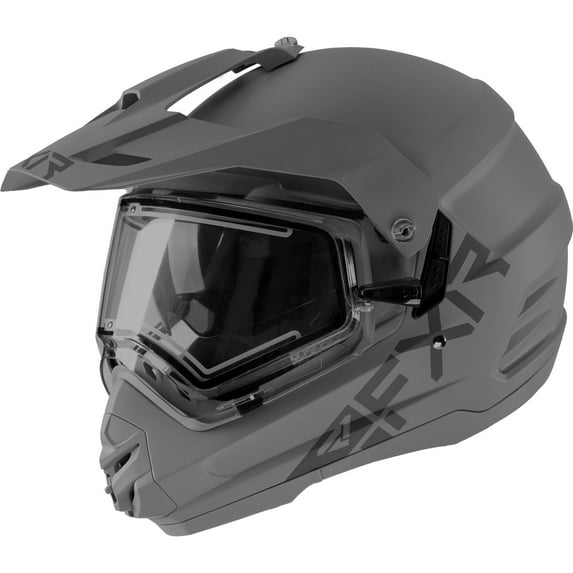 FXR Torque X Prime Snowmobile Helmet Electric Shield Sun Shade DOT ECE Steel - Large 220626-0300-13