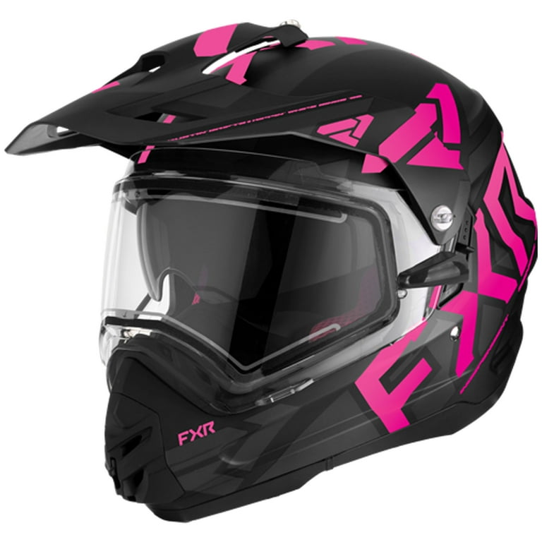 Fxr snowmobile helmet with electric shield hot sale
