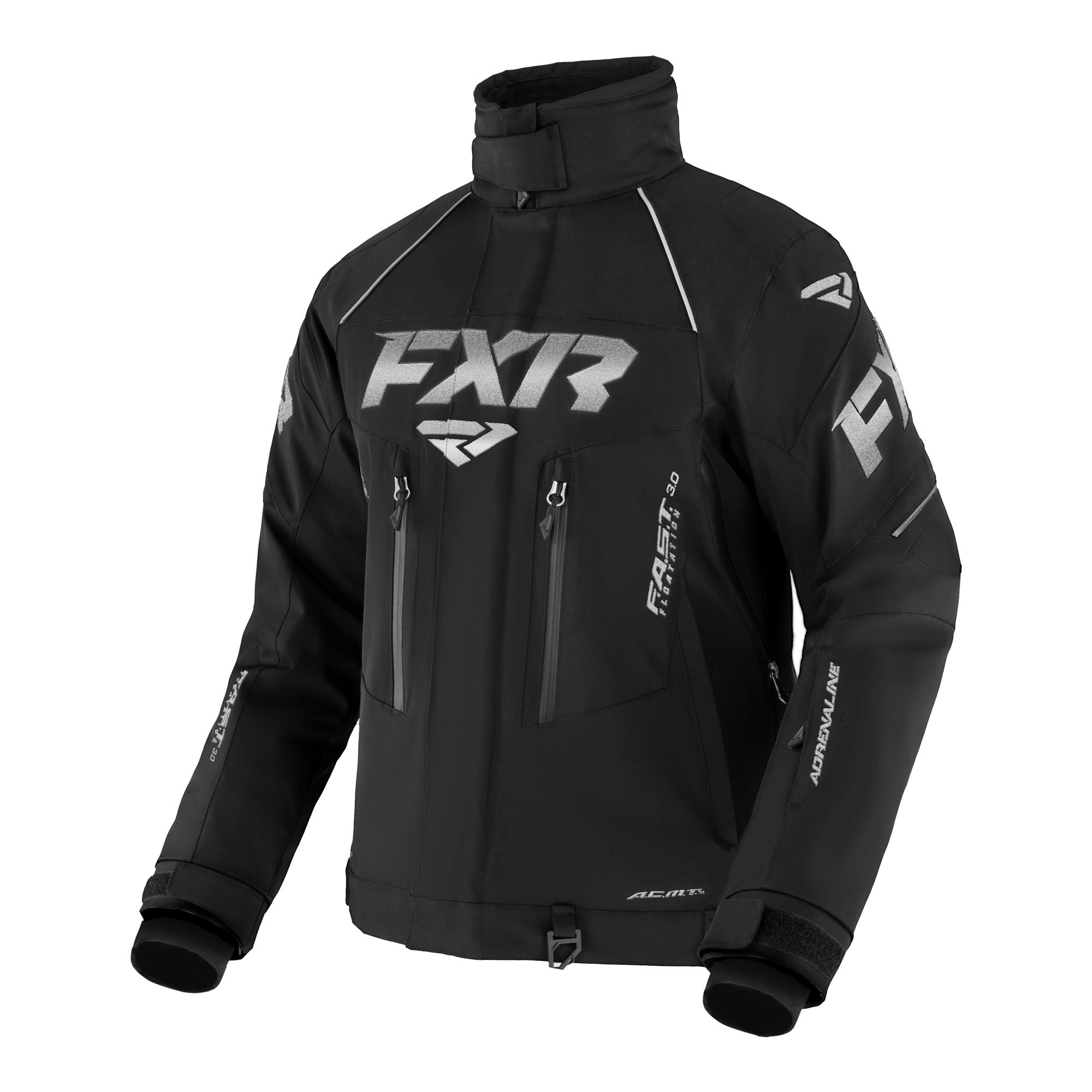 FXR Womens Adrenaline Snowmobile Jacket Snowproof Vented Winter Black Silver 8 230235 1009 08 Walmart