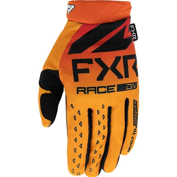 FXR Youth Reflex MX Offroad Gloves Tequila Sunrise Orange 233405-3610-16