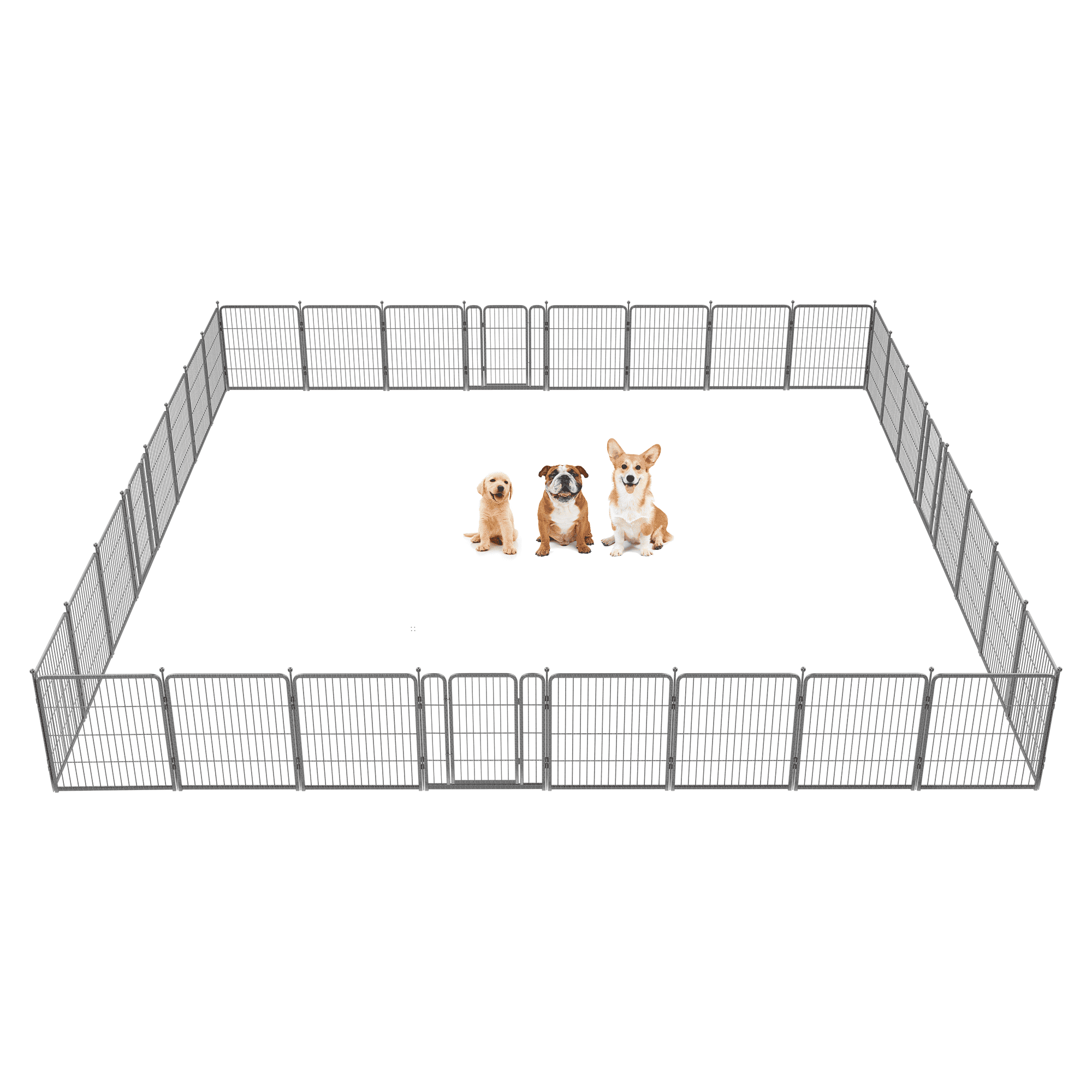FXW Aster Dog Playpen Outdoor, 8/16/24/32/48 Panels Dog Pen 24/32