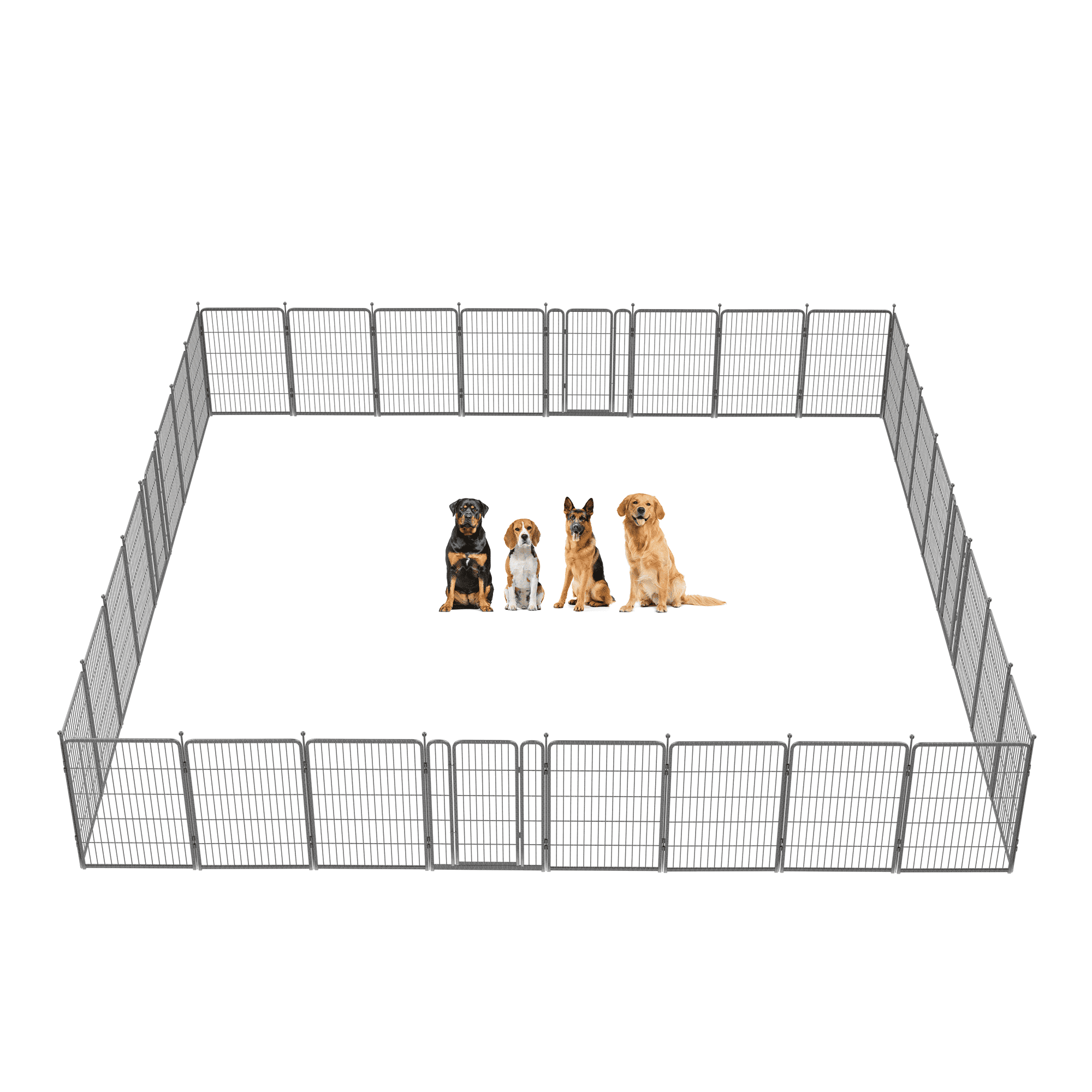 FXW Aster Dog Playpen Outdoor, 8/16/24/32/48 Panels Dog Pen 24/32