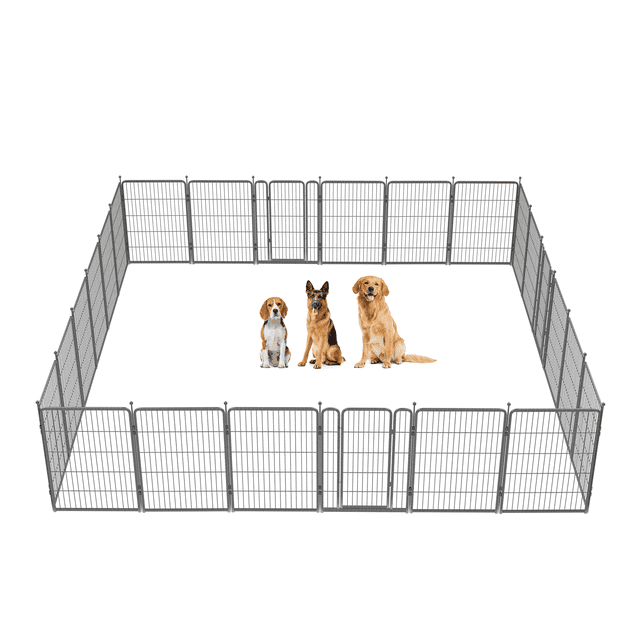 FXW Aster Dog Playpen Outdoor, 8/16/24/32/48 Panels Dog Pen 24/32