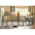 thumbnail image 1 of FXW Dog Gate Extra Wide Designed for Indoor Use, Adjustable Width Up to 137-inch Wide (24" H 6 Panels for Puppies and Small Dogs), Black, 1 of 8