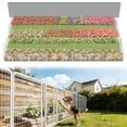 thumbnail image 1 of FXW Garden Fence Outdoor for the Yard – 32in(H) x 72.9ft(L) Heavy Duty Metal Animal Barrier for Dog and Rabbit, Decorative Dog Fence, 32 Panels, White, 1 of 6