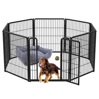 Heavy Duty 16-Panel Dog Playpen - Dog Fence 24-Inch Height Perfect for  Indoor/Outdoor Use, Small Dogs, and Rabbits