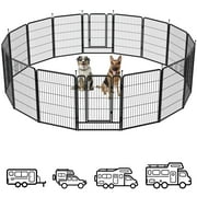 FXW Instant Dog Playpen Designed for RV Trips, 40" Height for Large Dogs│Patented