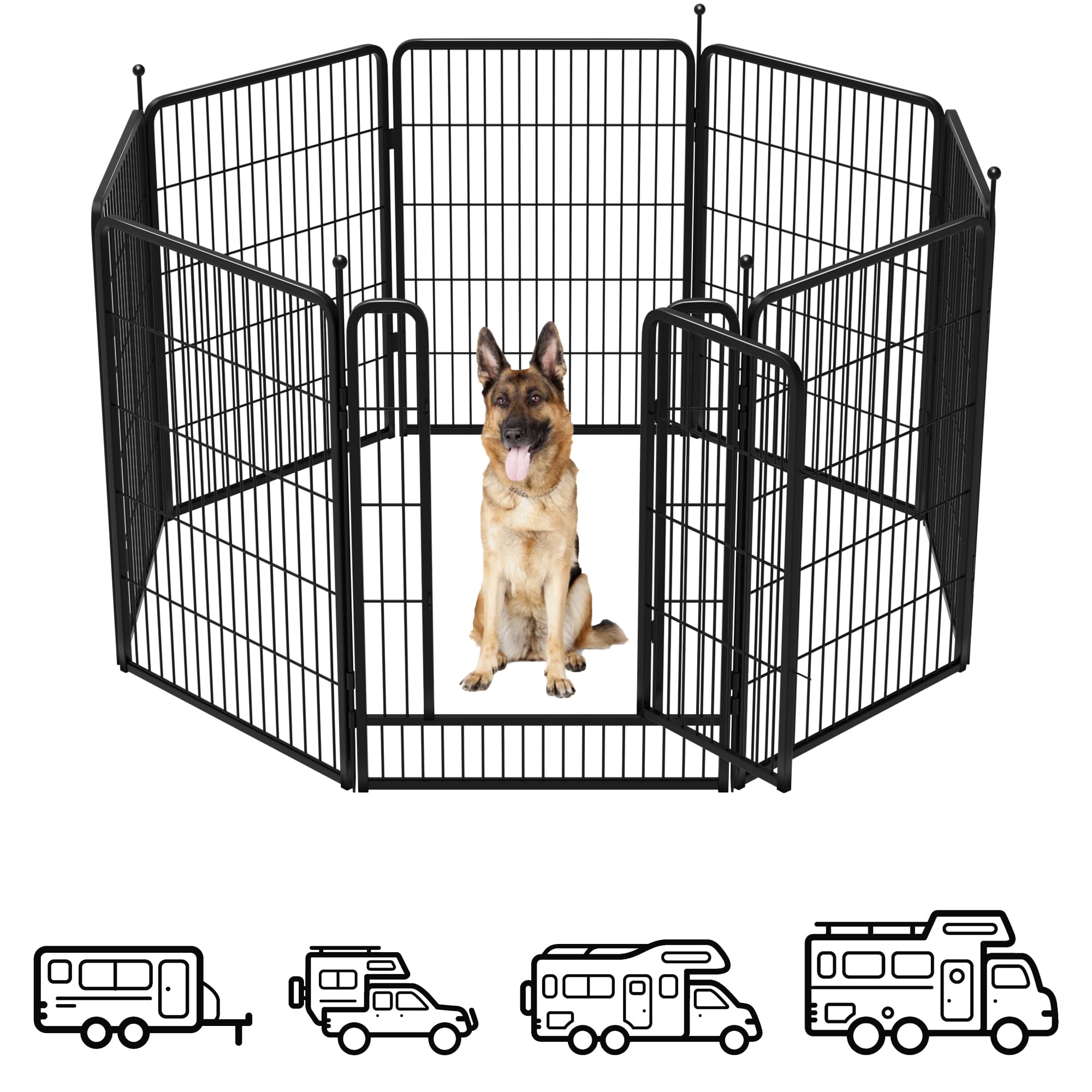 Picture of FXW Instant Dog Playpen, Portable Pet Fence for Outdoor, RV Trips, and ...