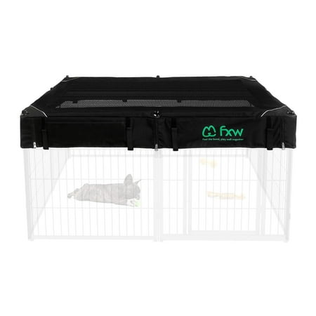FXW Mesh Top Cover Specialized for FXW Dog Playpen (Not Suitable for Other Brands), Fits for FXW 24" H 8 Panels Homeplus/Rollick/Instant Dog Playpen¦Patent Pending (Playpen not Included)