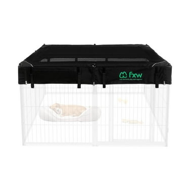 FXW Mesh Top Cover Specialized for FXW Dog Playpen (Not Suitable for Other Brands), Fits for FXW 32" H 8 Panels Homeplus/Rollick/Instant Dog Playpen│Patent Pending (Playpen not Included)