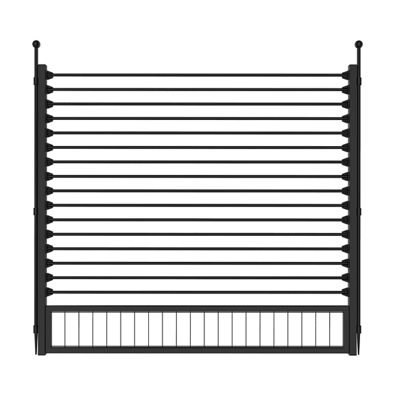 FXW RV Step Grid (Playpen Not Included) - Dog Barrier for RV Stairs, Compatible 32” H Playpen│Patent Pending