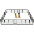 FXW Rollick Dog Playpen Outdoor,32 Panels 40" Height Dog Fence Exercise