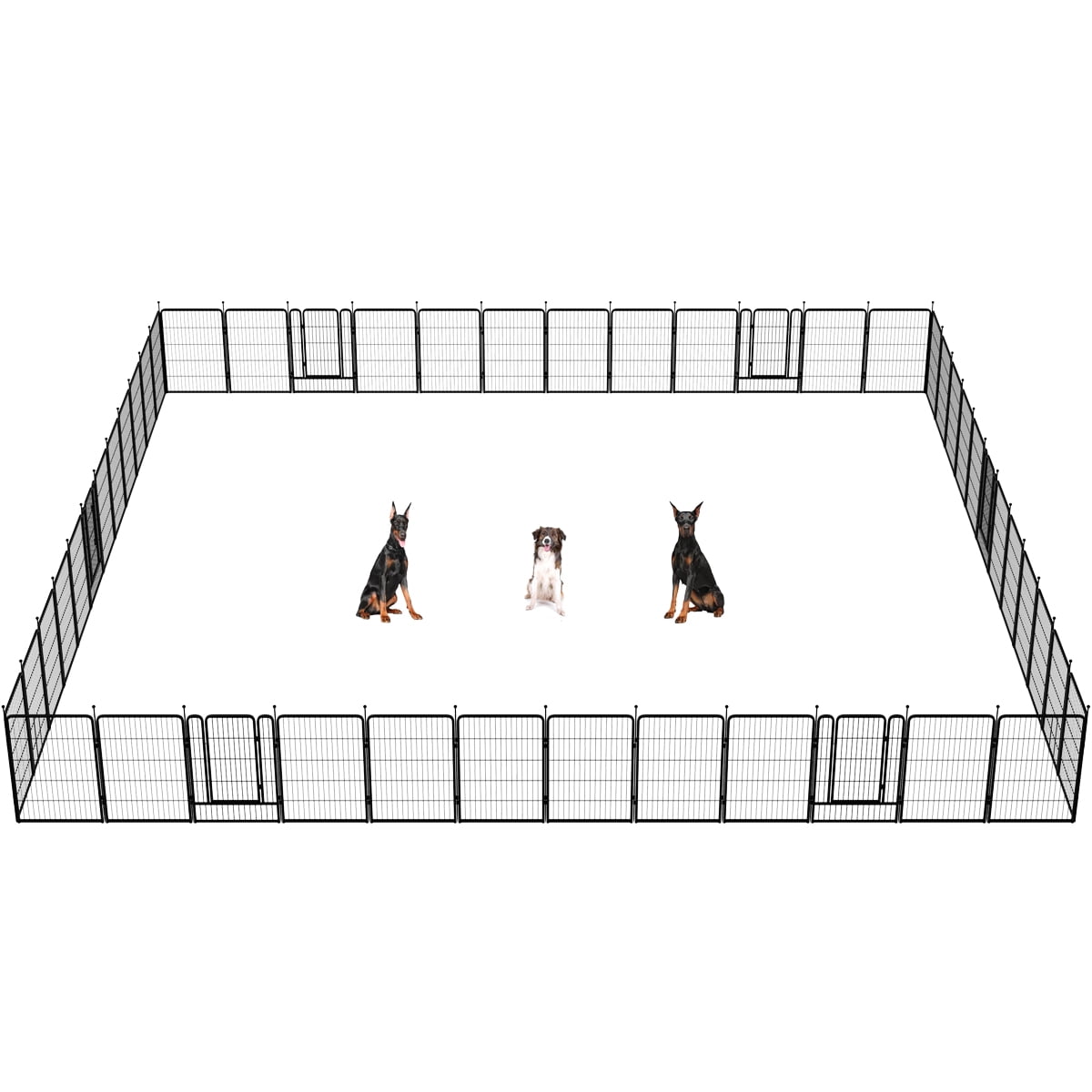 FXW Rollick Dog Playpen Outdoor, 48 Panels 40" Height Dog Fence