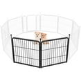 thumbnail image 1 of FXW Rollick Dog Playpen for Yard, RV Camping, 24 inch 4 Panels for Puppy and Small Dogs│Patented, Black, 1 of 4