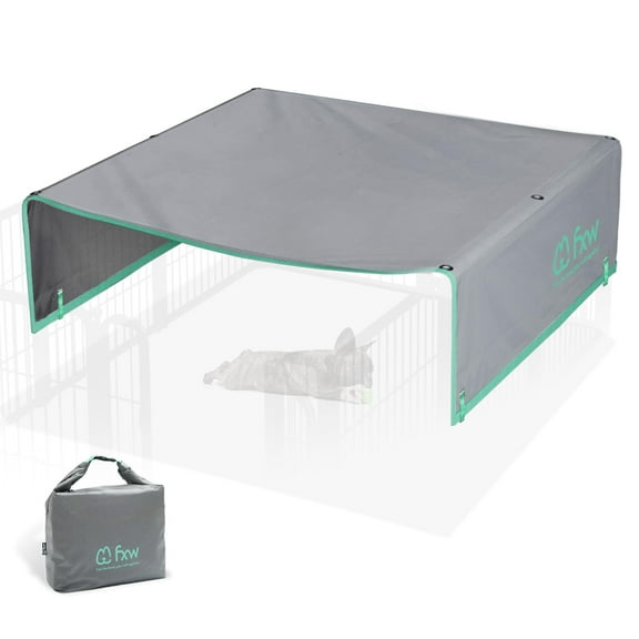 FXW Sun Shade Specialized for FXW Dog Playpen (Not Suitable for Other Brands), Fits for 24" H Rollick/Instant Dog Playpen│Patent Pending (Playpen not Included)