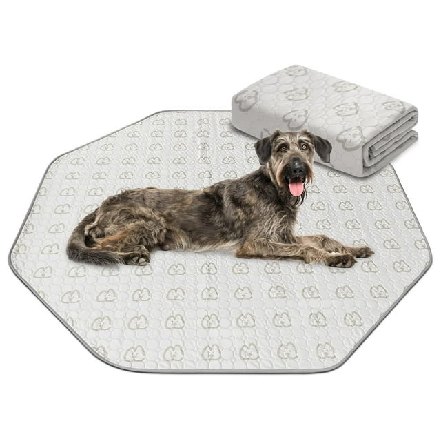 FXW Washable Pee Pads for Dogs, Puppy Pads with Super Absorbent, 83" x 83", Specifically Designed for 32/40/45inch 8 Panels Dog Playpen, Octagon