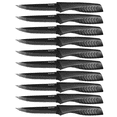 thumbnail image 1 of FXXNNN Steak Knives, 10PC German High Carbon Stainless Steel Steak Knives, Serrated Blades, Dishwasher Safe, Comfortable Non-Slip Ergonomic Knife Handle, 1 of 9
