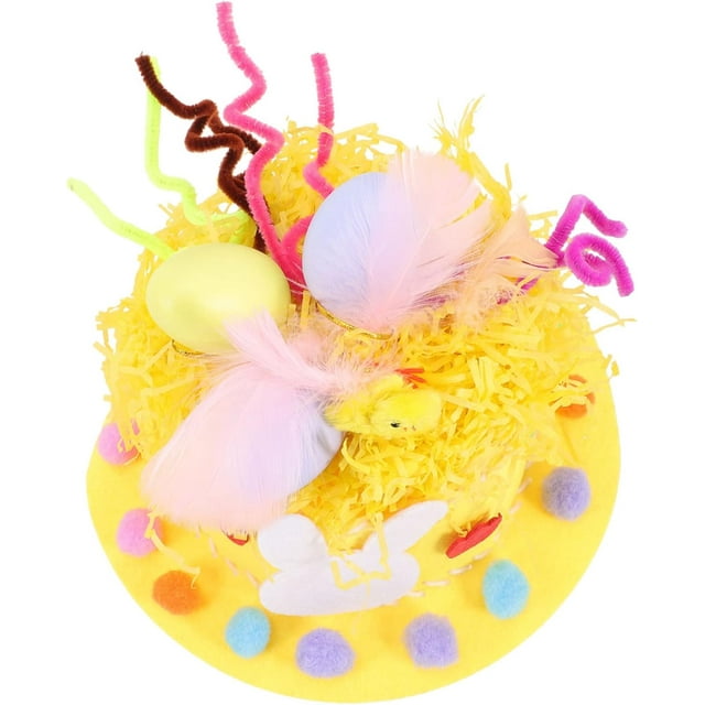 FXY1 Set Easter DIY Hat DIY Easter Craft Party Hat Making Materials
