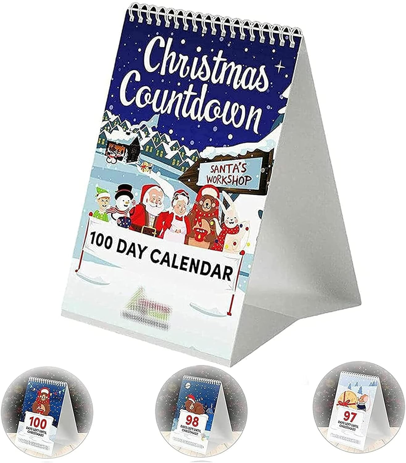 Fxy100 day christmas countdown calendar 2022 unique christmas advent