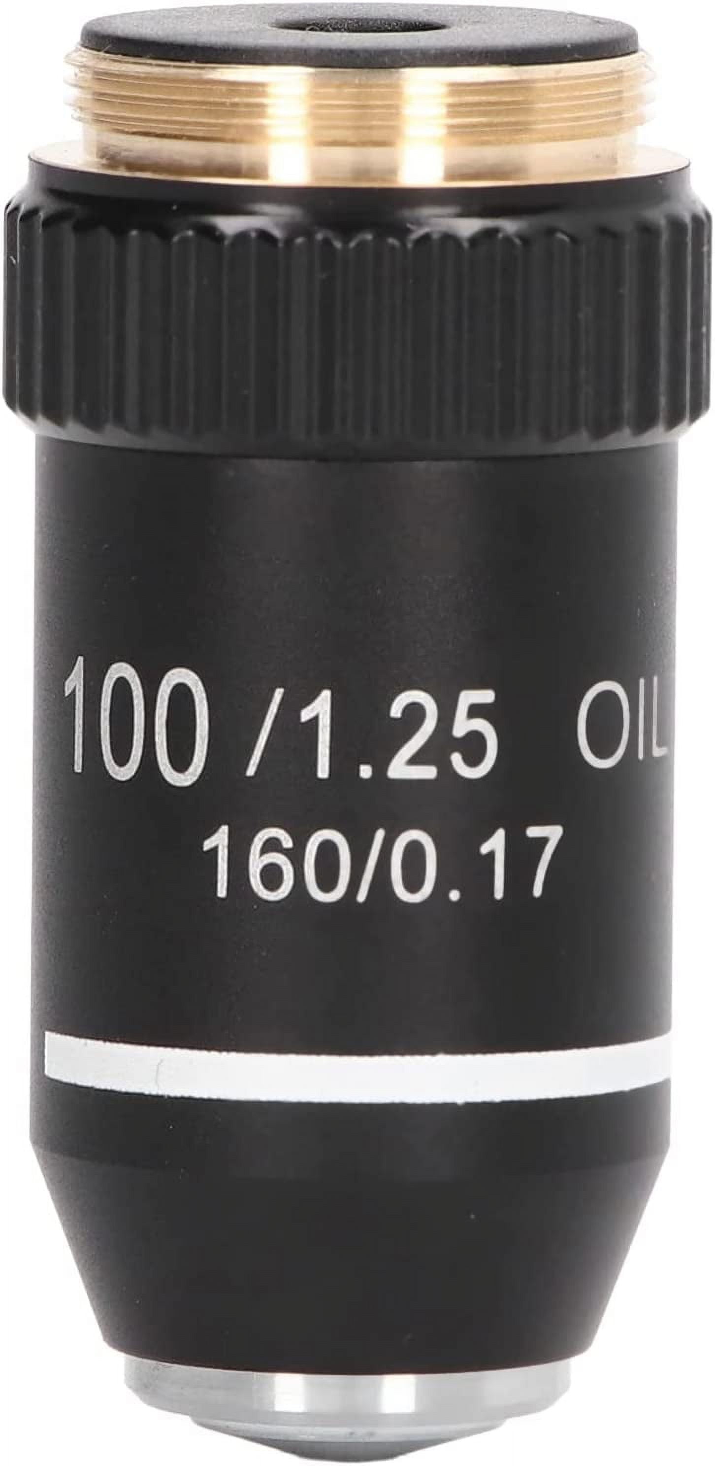 FXY100X Magnification Microscope Objective Lens with High Power, 20.2mm