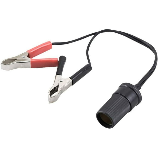 FXY12V 24V Female Cigarette Lighter Adapter Power Plug with Battery