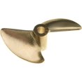 FXY2 Blades CCW Propeller for Ship Model Rc Boat Propeller Model Golden