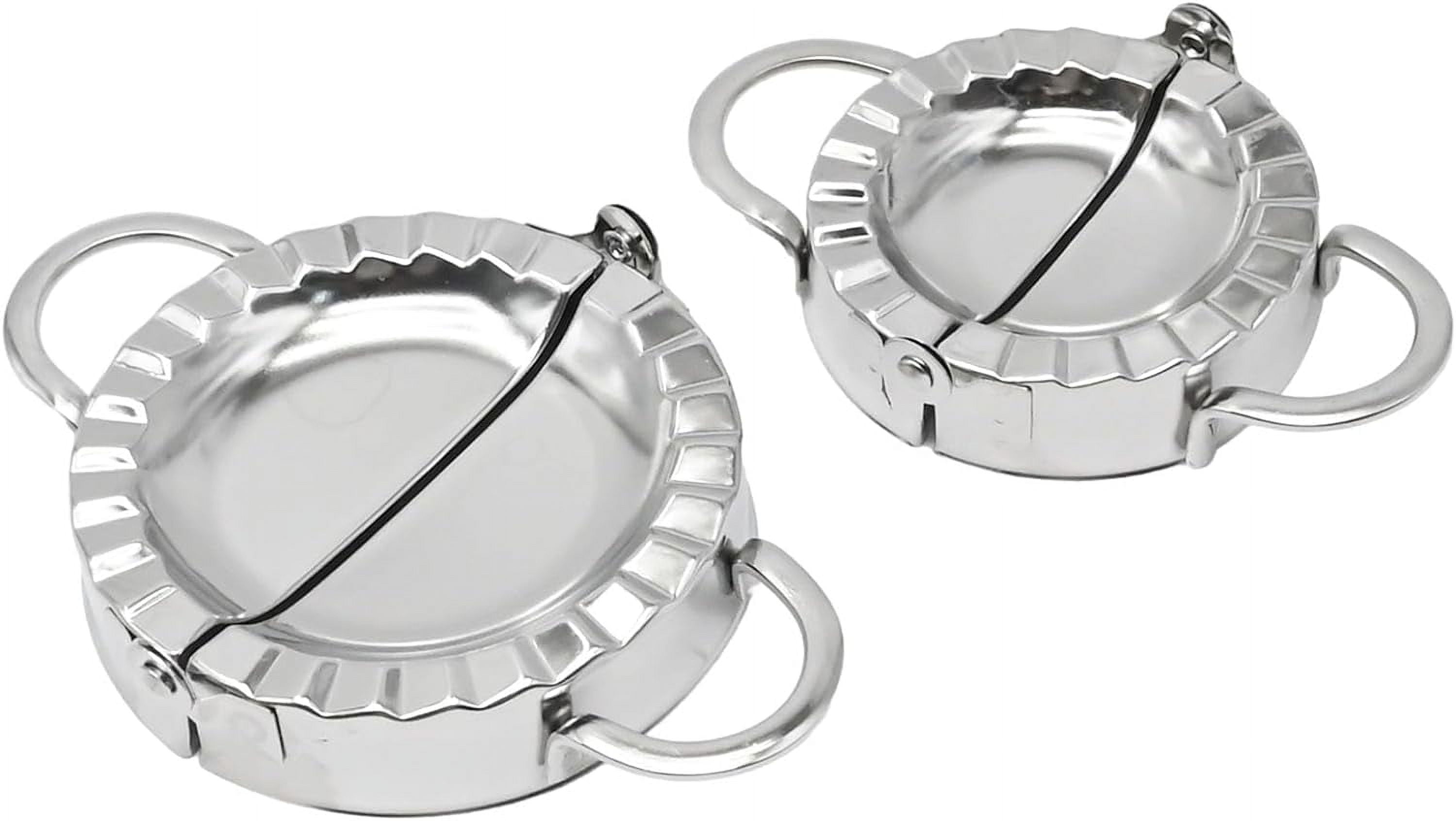 FXY2Pcs Dumpling Ravioli Maker Press, Stainless Steel Dumpling Maker