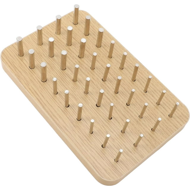 FXY36 Hole Wooden Pegboard for Finger Dexterity Iron Rods Fine Motor