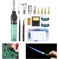 FXY4 in 1 Portable Soldering Iron Kit,Cordless Refillable Gases