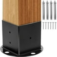 FXY4×4 Post Base Inner Size 3.6" x 3.6" Heavy Duty Deck Post Brackets